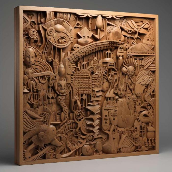 نموذج ثلاثي الأبعاد لآلة CNC 3D Art 